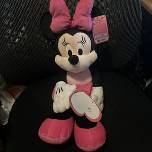 Disney MINNIE MOUSE 19" Plush Stuffed Animal‎ Toy Valentine's Day NWT